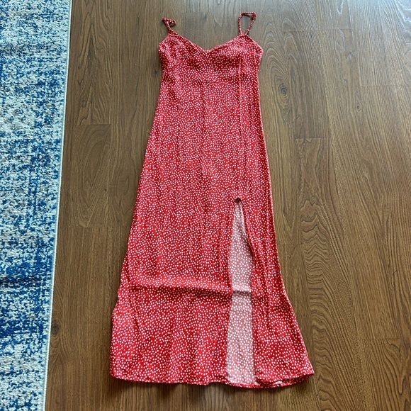 Reformation Crimini Dress in Red - Picture 2 of 3